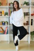 Terry B Classic Sweatshirt White